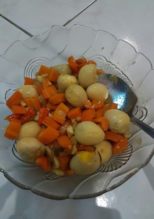 Foto resep Tumis wortel telur puyuh