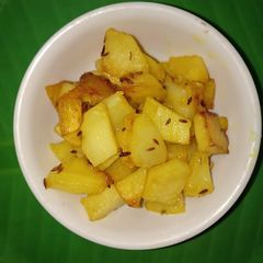 A picture of Jeera aloo.