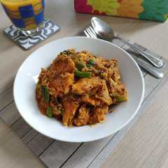 A picture of Salmon Rica Rica.