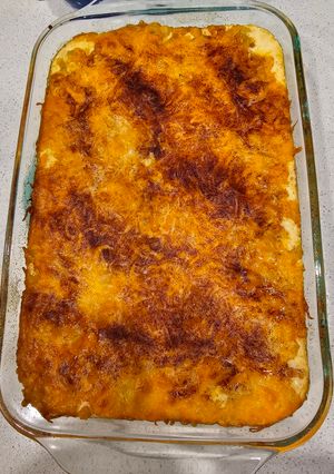 A picture of Old Fashion Mac N Cheese.