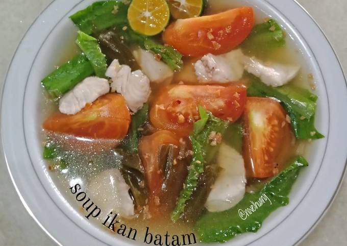 Cara membuat Soup ikan batam Cara membuat Soup ikan batam