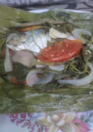 Foto resep Pepes Ikan Peda Daun Bayam