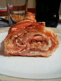 Una foto de Rollo de salmón ahumado