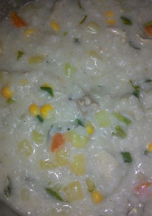 Foto resep Bubur ayam sayur