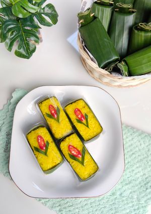 Foto resep Lemper Kuning Ayam Pedas Manis