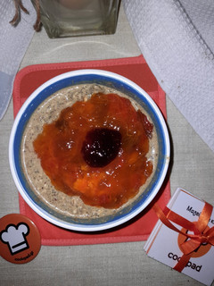 Φωτογραφία της συνταγής Overnight oats με αποξηραμένα φρούτα και λωτό