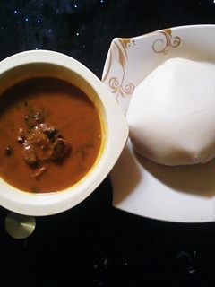 A picture of Semo & soup.
