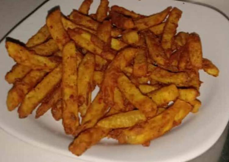 Step-by-Step Guide to Prepare Homemade Crispy fries(homemade)