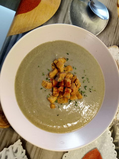 Una foto de Crema de champiñones