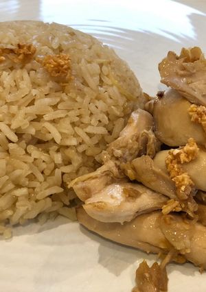 Foto resep Nasi hainam Rice Cooker (Versi 3)
