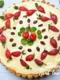 Layered Strawberry Tart (no bake)