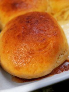 Una foto de Bollitos de calabaza y leche condensada