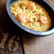 Amaretto di Saronno rice with prawns and butternut squash