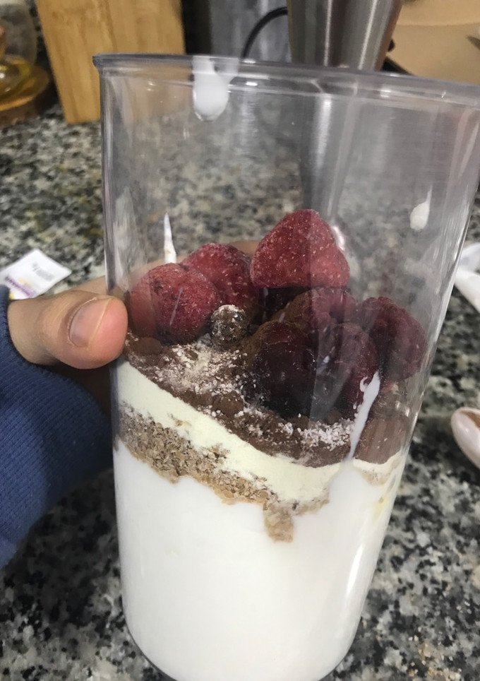 Una foto de Batido de Frutos Rojos