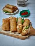 Lumpia isi kentang, wortel & keju