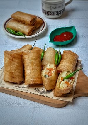 Foto resep Lumpia isi kentang, wortel & keju