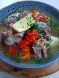 Sop buntut (oxtail soup)