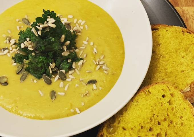 Simple Way to Make Homemade Curried Cauliflower Soup