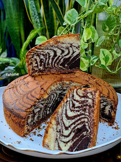 عکسی از دستور کیک زبرا