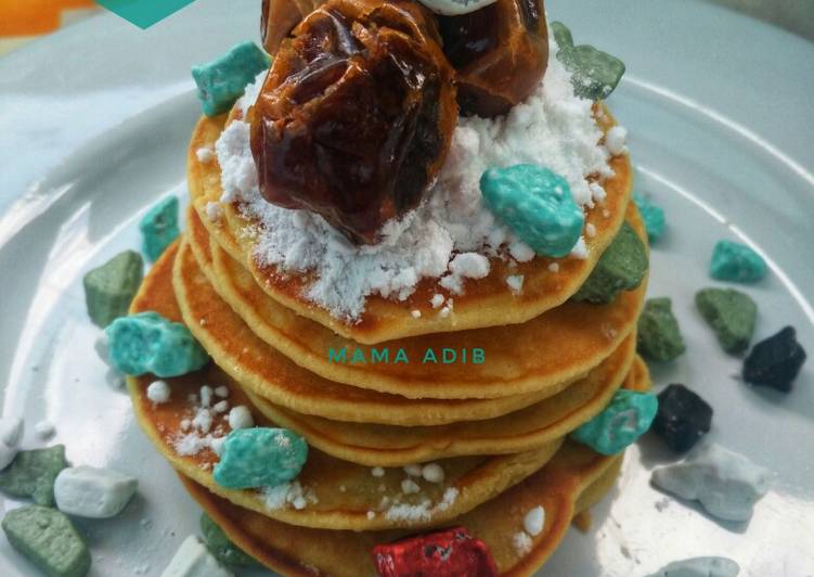 Pancake coklat kerikil