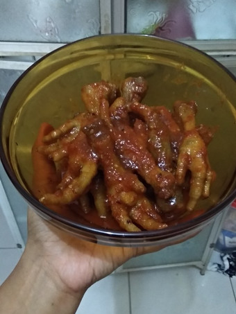 Bagaimana Membuat Lumpur ceker ayam manis gurih pedas Ekonomis Untuk Jualan