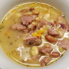 A picture of BK's Ham & 5 Bean Soup.