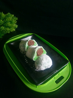Foto resep Mochi Teflon isi Kacang