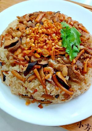 古早味油飯/台式油飯/傳統油飯/電鍋煮 糯米免浸泡 方便好做 的食譜成品照片