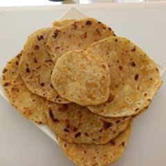 A picture of Carrot chapati.