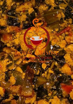 A picture of Egusi soup.