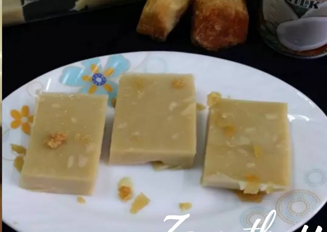 Jaggery and Coconut Panna Cotta