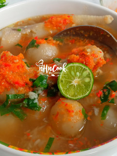 Foto resep Cilok kuah pedas asli garut