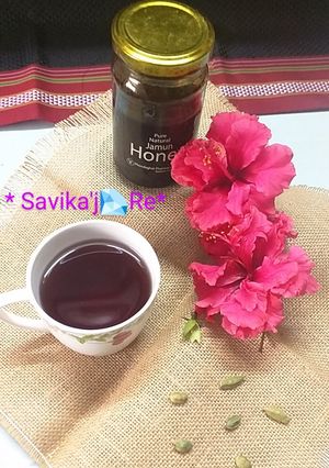 जास्वंदीचा चहा (jaswandicha chai recipe in marathi) रेसिपी चे मुख्य फोटो 