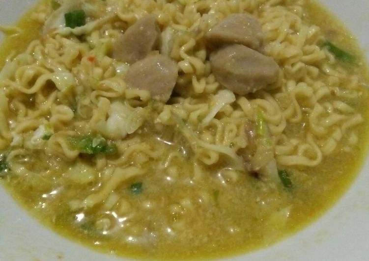 Resep Mie tek-tek rebus Anti Gagal