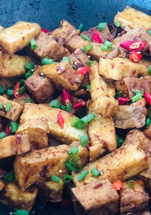 Hình của món Tàu hũ kho kiệu & nước tương Tamarine_món chay.