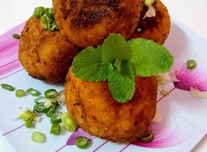 Una foto de Yuca rellena