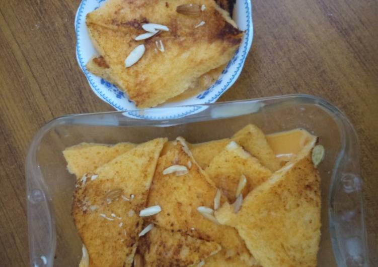 Steps to Prepare Super Quick Homemade Shahi tukray