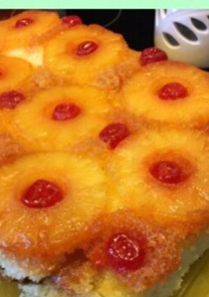 صورة لوصفة كيكة الأنناس