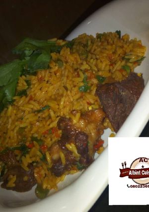 A picture of Simple jellof rice.