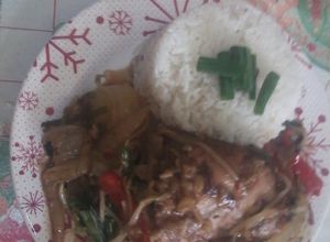 Una foto de Pollo al sillao