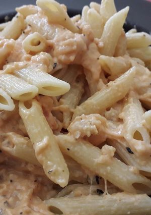 Garnélás tészta recept fotója