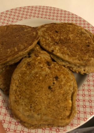 Una foto de Panqueques proteicos y súper esponjosos de ricotta: SIN HARINA Y SIN ACEITE