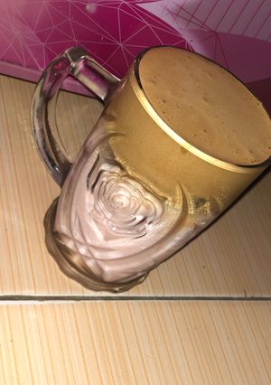 Foto resep Dalgona coffe with strawberry milk
