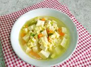 Gambar sup tahu telur