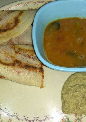 A picture of Mysore Masala Dosa.