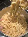 Smoked sausage and Boursin cheese pasta