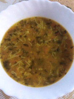 عکسی از دستور سوپ استاک مرغ