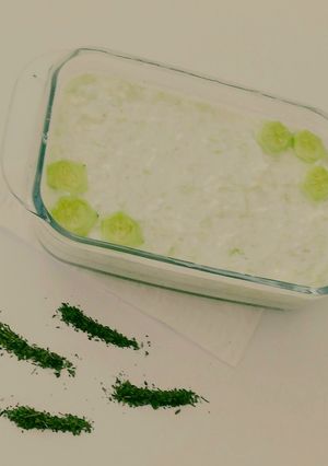 عکسی از دستور بورانی کدو سبز 🌸🌱