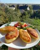 Картопляні зрази (пиріжки) з курячо-індичим м'ясом