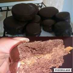 Una foto de Alfajor de chocolate
